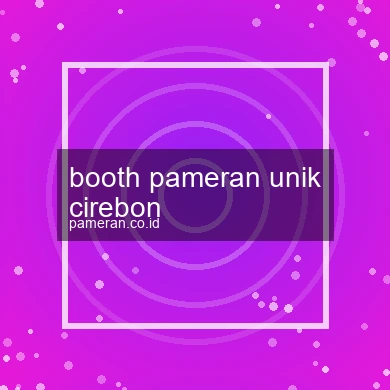 Booth Pameran Unik Cirebon