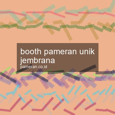 Booth Pameran Unik Jembrana