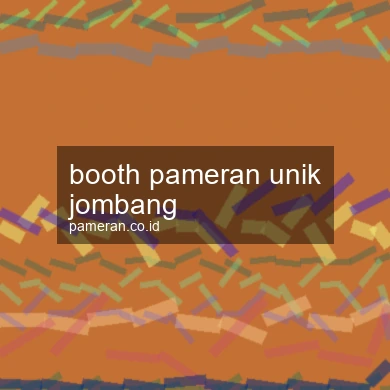 Booth Pameran Unik Jombang