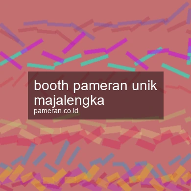 Booth Pameran Unik Majalengka