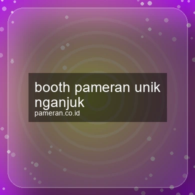 Booth Pameran Unik Nganjuk