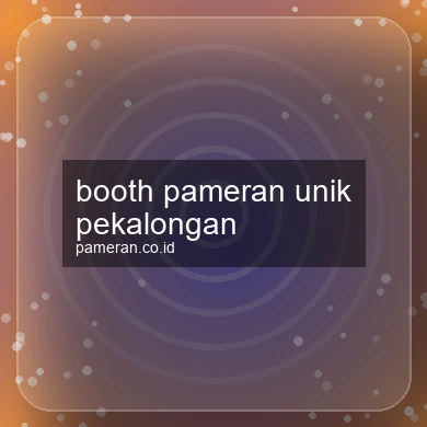 Booth Pameran Unik Pekalongan