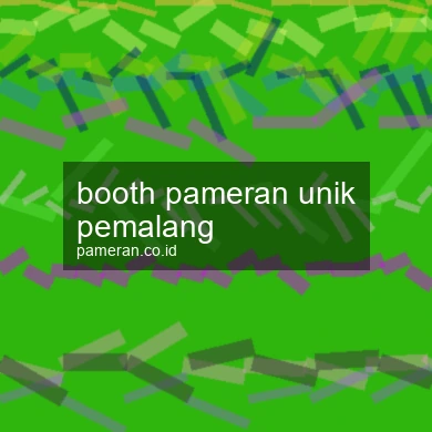 Booth Pameran Unik Pemalang