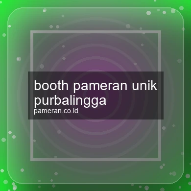 Booth Pameran Unik Purbalingga