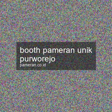 Booth Pameran Unik Purworejo