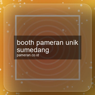 Booth Pameran Unik Sumedang