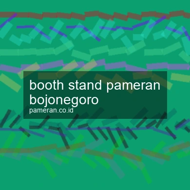 Booth Stand Pameran Bojonegoro
