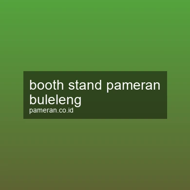 Booth Stand Pameran Buleleng