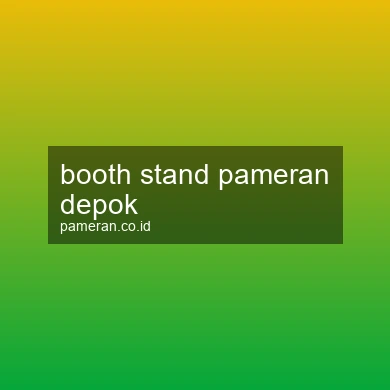 Booth Stand Pameran Depok