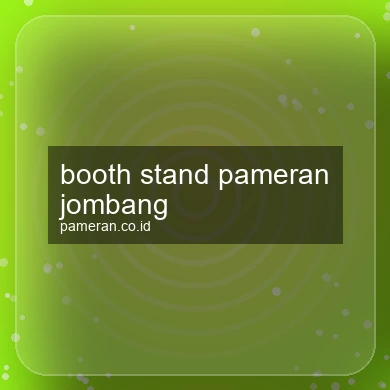 Booth Stand Pameran Jombang