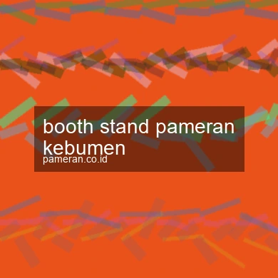 Booth Stand Pameran Kebumen
