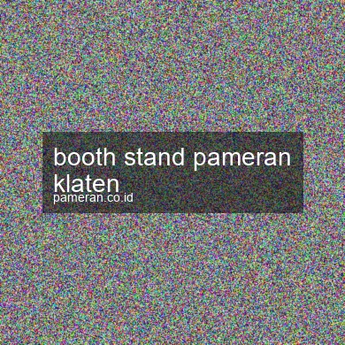 Booth Stand Pameran Klaten