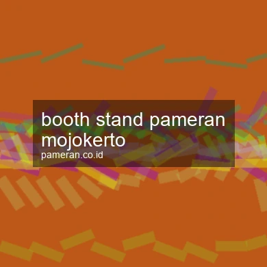 Booth Stand Pameran Mojokerto