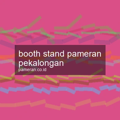 Booth Stand Pameran Pekalongan