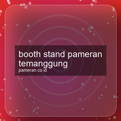 Booth Stand Pameran Temanggung