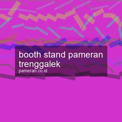 Booth Stand Pameran Trenggalek