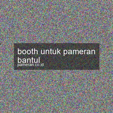 Booth Untuk Pameran Bantul