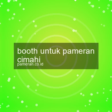 Booth Untuk Pameran Cimahi