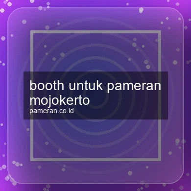 Booth Untuk Pameran Mojokerto