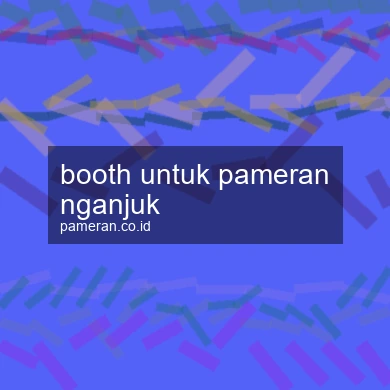 Booth Untuk Pameran Nganjuk