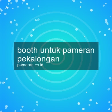 Booth Untuk Pameran Pekalongan
