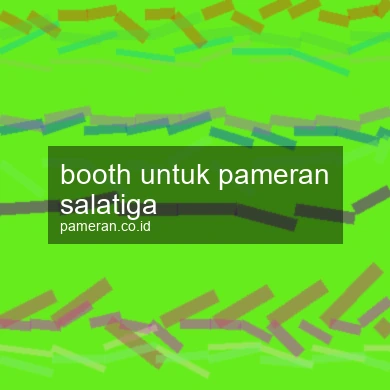 Booth Untuk Pameran Salatiga