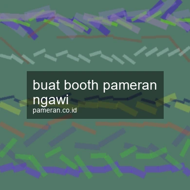 Buat Booth Pameran Ngawi