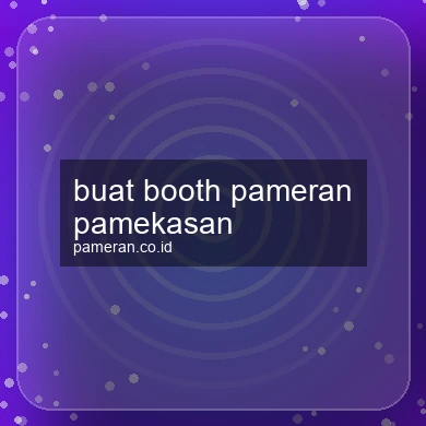 Buat Booth Pameran Pamekasan