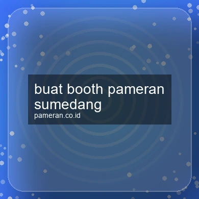 Buat Booth Pameran Sumedang