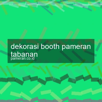 Dekorasi Booth Pameran Tabanan