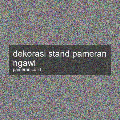 Dekorasi Stand Pameran Ngawi