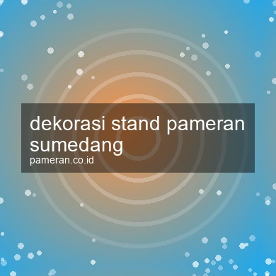 Dekorasi Stand Pameran Sumedang