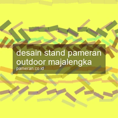 Desain Stand Pameran Outdoor Majalengka