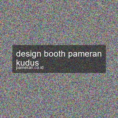 Design Booth Pameran Kudus