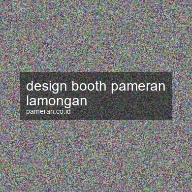 Design Booth Pameran Lamongan
