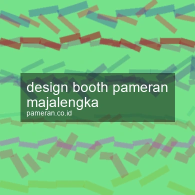 Design Booth Pameran Majalengka