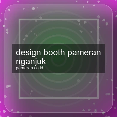 Design Booth Pameran Nganjuk
