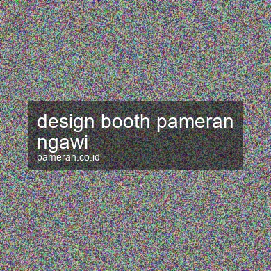 Design Booth Pameran Ngawi