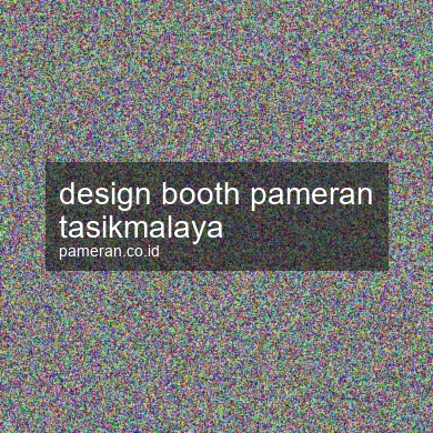 Design Booth Pameran Tasikmalaya
