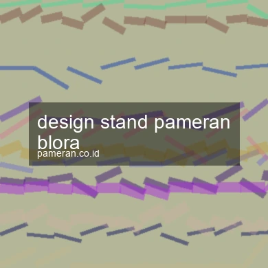 Design Stand Pameran Blora