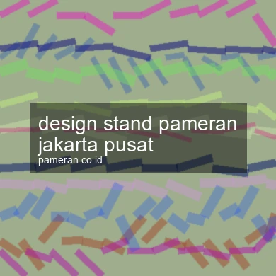 Design Stand Pameran Jakarta Pusat