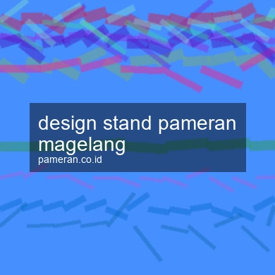 Design Stand Pameran Magelang