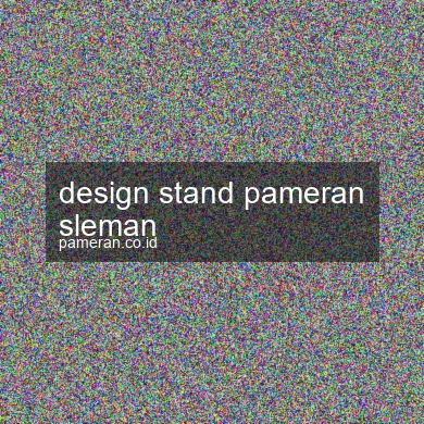 Design Stand Pameran Sleman