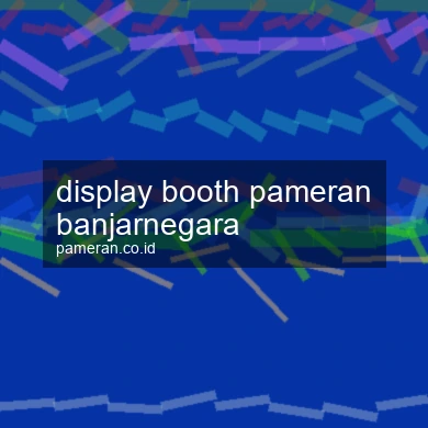 Display Booth Pameran Banjarnegara