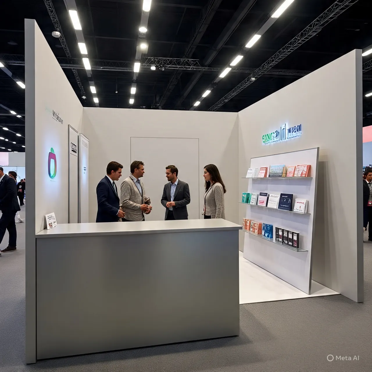 Desain Stand Pameran Minimalis Lumajang