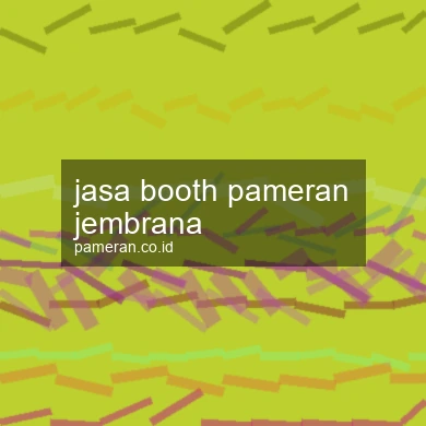 Jasa Booth Pameran Jembrana