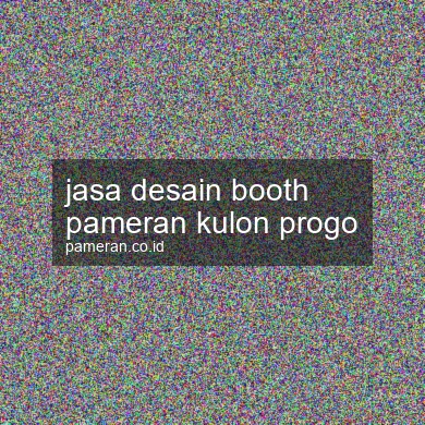 Jasa Desain Booth Pameran Kulon Progo