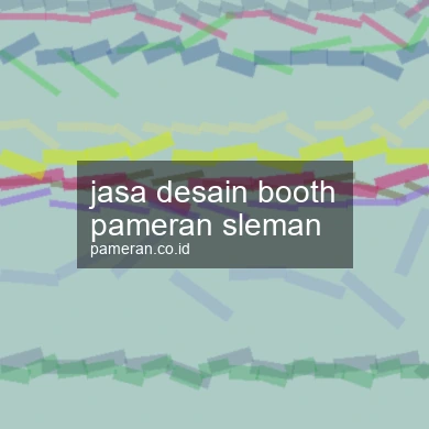 Jasa Desain Booth Pameran Sleman