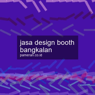 Jasa Design Booth Bangkalan