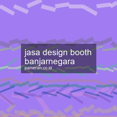 Jasa Design Booth Banjarnegara